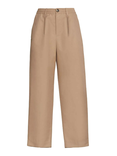 Marni Trousers With Logo In Beige