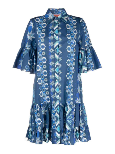 La Doublej Choux Dress In Blue