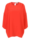 Lanvin Relaxed Fit Round Neck Top In Rojo