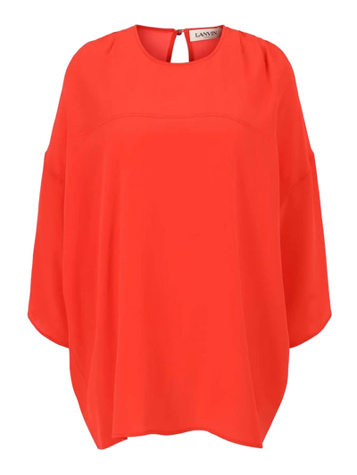 Lanvin Round Neck In Rojo