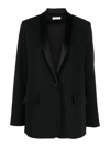 Antonelli Shawl-lapel Single-breasted Blazer In Negro