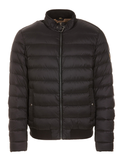 Belstaff Tech Fabric Puffer Jacket In Black