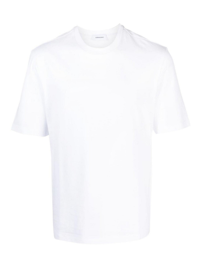 Ferragamo Logo Cotton T-shirt In White