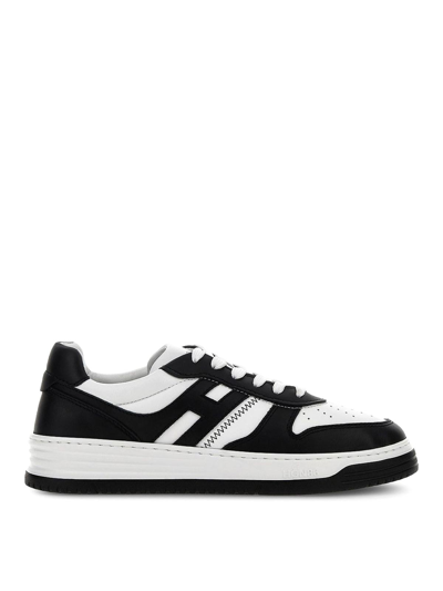 Hogan Trainers  H630 Blackwhite In White