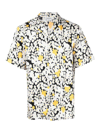 Lanvin Multi Color All-over Print Shirt In Negro