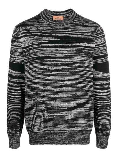 Missoni Intarsia-knit Cashmere Jumper In Black