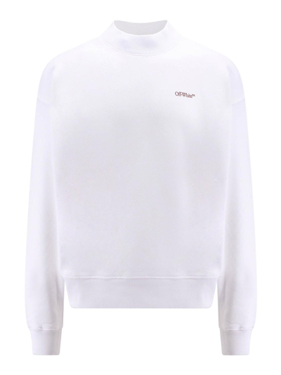 Off-white Skate Cotton Sweatshirt With Off Print In White