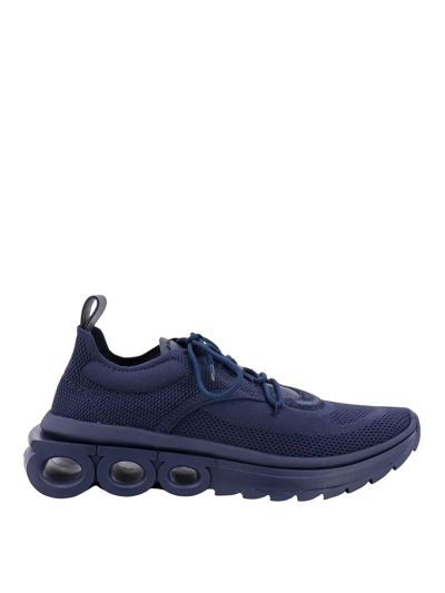 Ferragamo Running Sneaker In Blue