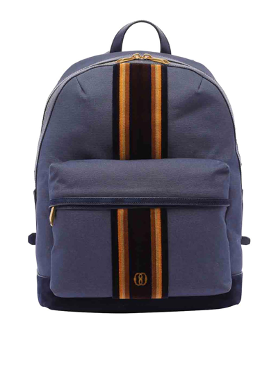 Bally Treckk Backpack In Blue