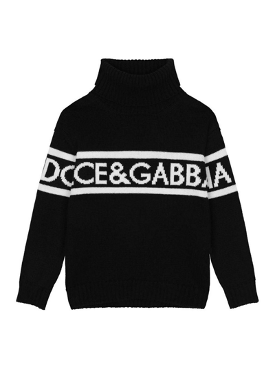 Dolce & Gabbana Kids' Boy Jumper In Black