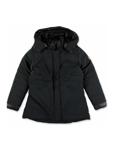 Save The Duck Kids' Boy Padded Jacket In Negro
