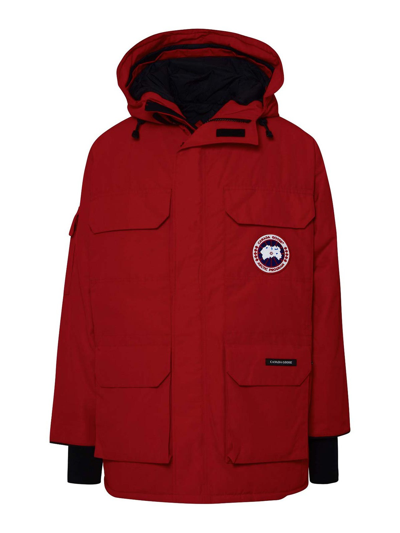Canada Goose Man Parka Expedition In Red