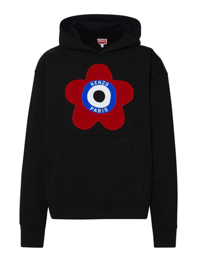 KENZO FLOWER HOODED SWEATSHIRT