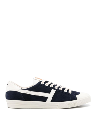 Tom Ford Jarvis Sneakers In Blue