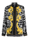 VERSACE JEANS COUTURE LOGO-PRINT LONG SHIRT