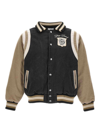 Rhude Logo-embroidered Canvas Bomber Jacket In Multicolor