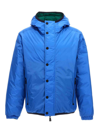 Moncler Rosiere Reversible Down Jacket In Multicolour
