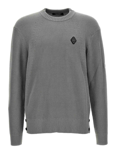 A-cold-wall* Fisherman Sweater In Gris