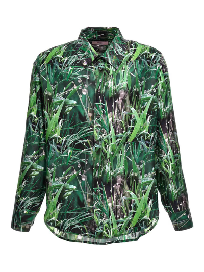 Martine Rose Grass Shirt In Green