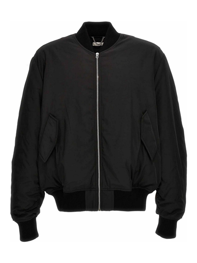 Studio Nylon Bomber Jacket In Negro