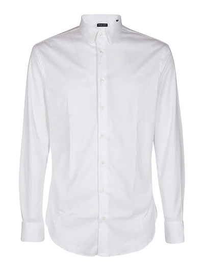 Giorgio Armani Cotton Shirt In White