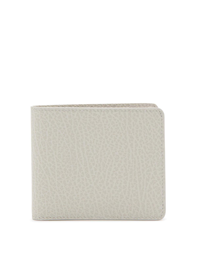 Maison Margiela Stitching Wallet In Beige