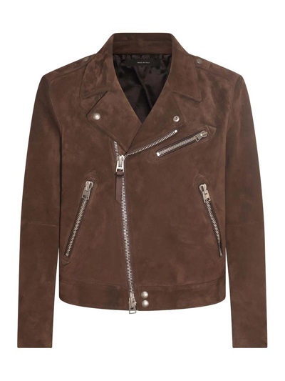 Tom Ford Jackets In Brown