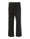 Thom Browne Brown Wide Leg Pant In Dark Brown