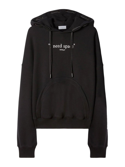 Off-white Give Me Space Hoodie In Negro