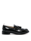 Thom Browne Tassel Kilt Rwb Tab Loafers In Negro