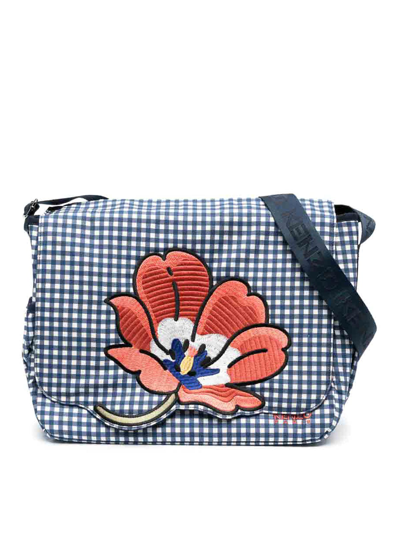 Kenzo Boke Flower Changing Bag In Blue