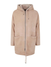 Giorgio Brato Sheepskin Parka With Hood In White