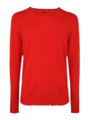 Md75 Cashmere Crew Neck Sweater In Red