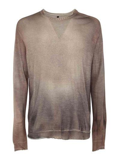 Md75 Wool Spray Crew Neck Sweater In Marrón