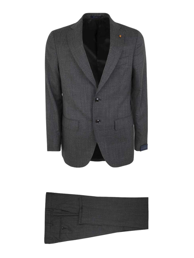 Sartoria Latorre Two Buttons Suit In Grey