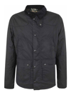 Barbour Bedale Waxed Cotton Jacket In Blue