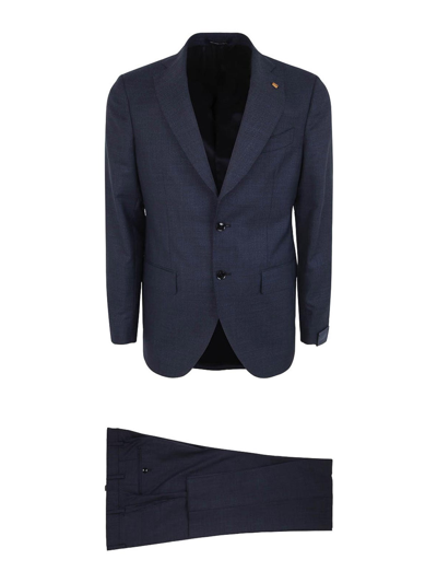 Sartoria Latorre Two Buttons Suit In Azul