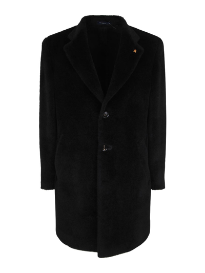 Sartoria Latorre Berto Alpaca Coat In Black