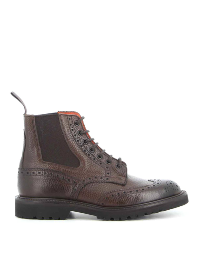 Tricker's Ankle Boot In Brown