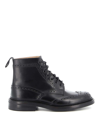 TRICKER'S LEATHER ANKLE BOOT