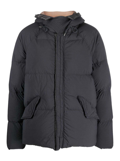 Ten C Artic Down Parka Down Jacket In Grey