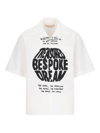 Marni Text-print Cotton Shirt In White