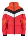 Dsquared2 Down-filled Jacket With Logo Print On The Back In Red