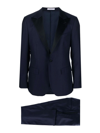 Boglioli Peak-lapels Single-breasted Suit In Blue