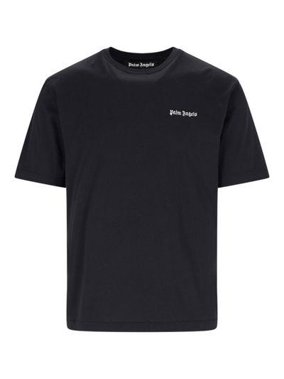 Palm Angels T-shirt Logo In Black