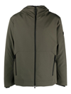 Peuterey Loge Hooded Bomber Jacket In Grün