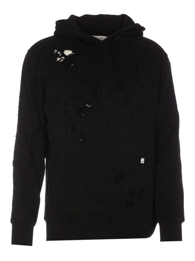 Alyx Destroyed Hoodie In Black