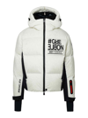 Moncler 'pramint' White Technical Nylon Down Jacket In White