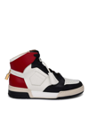 Buscemi Man Sneakers Off White Size 9 Leather In Blanco