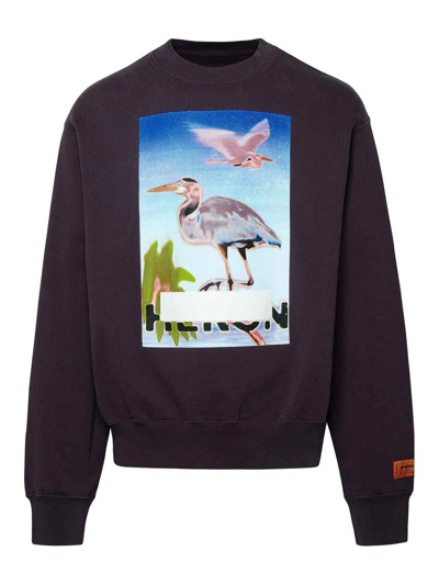 Heron Preston Censored Sweatshirt In Púrpura
